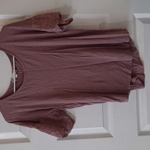 Casual Mauve Top